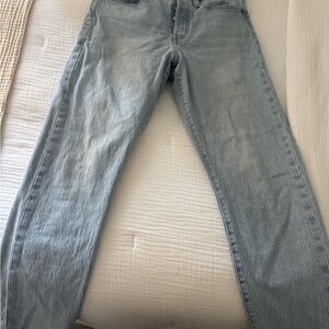 Levi's Light Blue Straight Leg Jeans